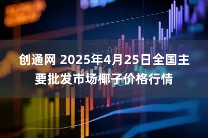 创通网 2025年4月25日全国主要批发市场椰子价格行情